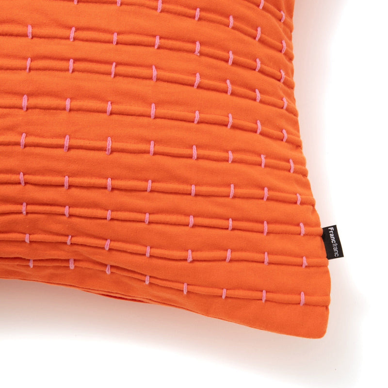 Cord Woven Cushion Cover 450 x 450  Orange