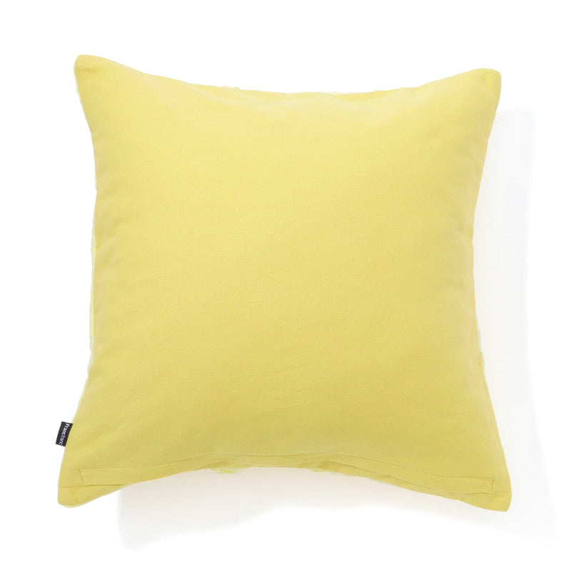 Smocking Cushion Cover 450 x 450  Yellow