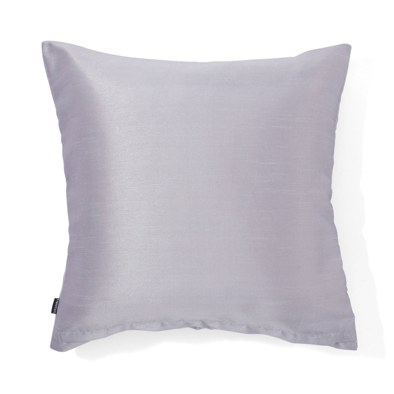 Satin Pleats Cushion Cover 450 x 450  Silver