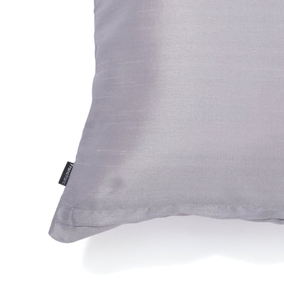 Satin Pleats Cushion Cover 450 x 450  Silver