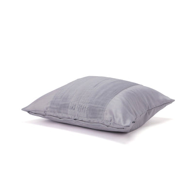 Satin Pleats Cushion Cover 450 x 450  Silver