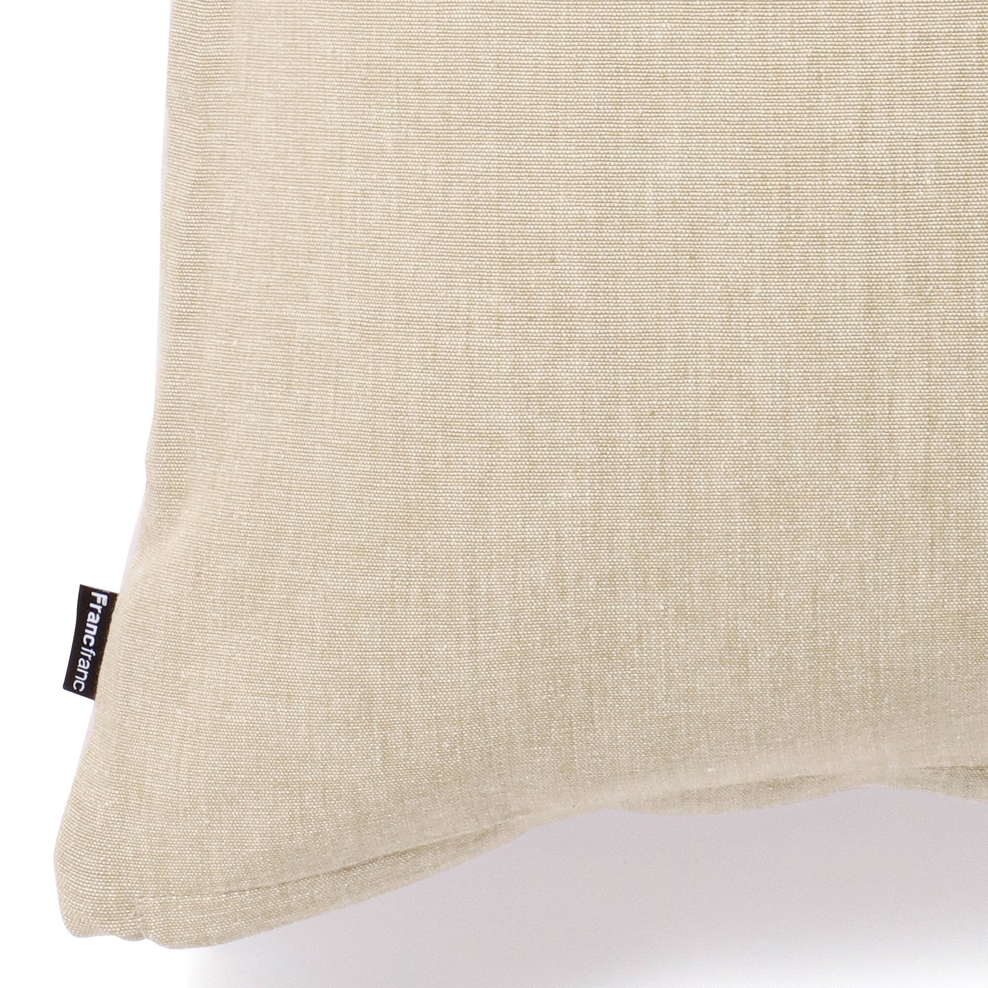 Francfranc Cushion Comforter Storage Case - Light Gray, Washable, Double Zipper, Ruffled Velvet Design