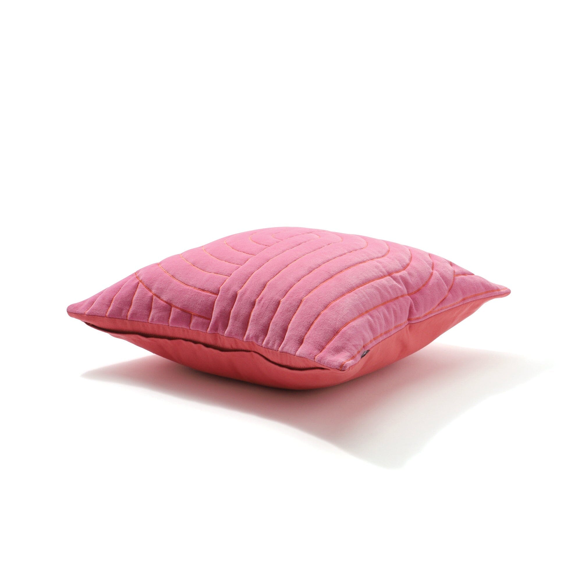 Velvet Quilt Cushion Cover 450 x 450  Pink