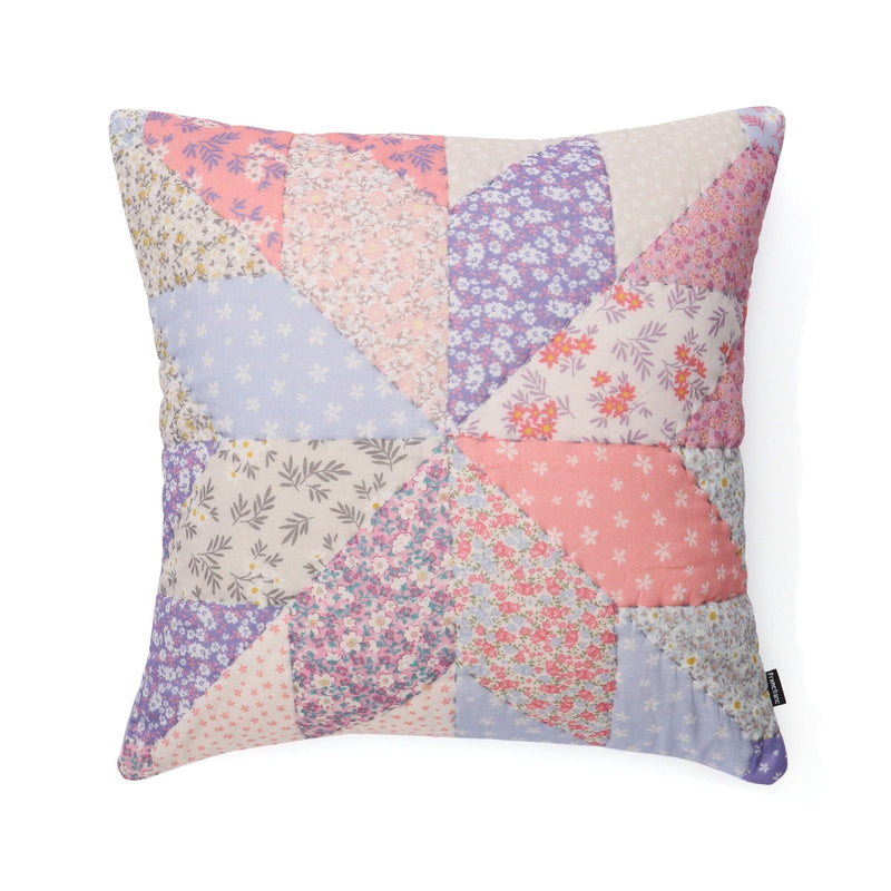 Flower patchwork cushion cover 450 x 450 Multi