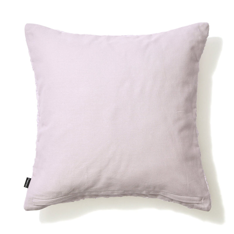 Smocking pearl cushion cover 450 x 450 purple