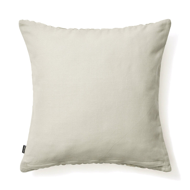 Solid Gathered Cushion Cover 450 x 450 Gray