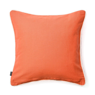 EMB Flower Cushion Cover 450 x 450 Orange