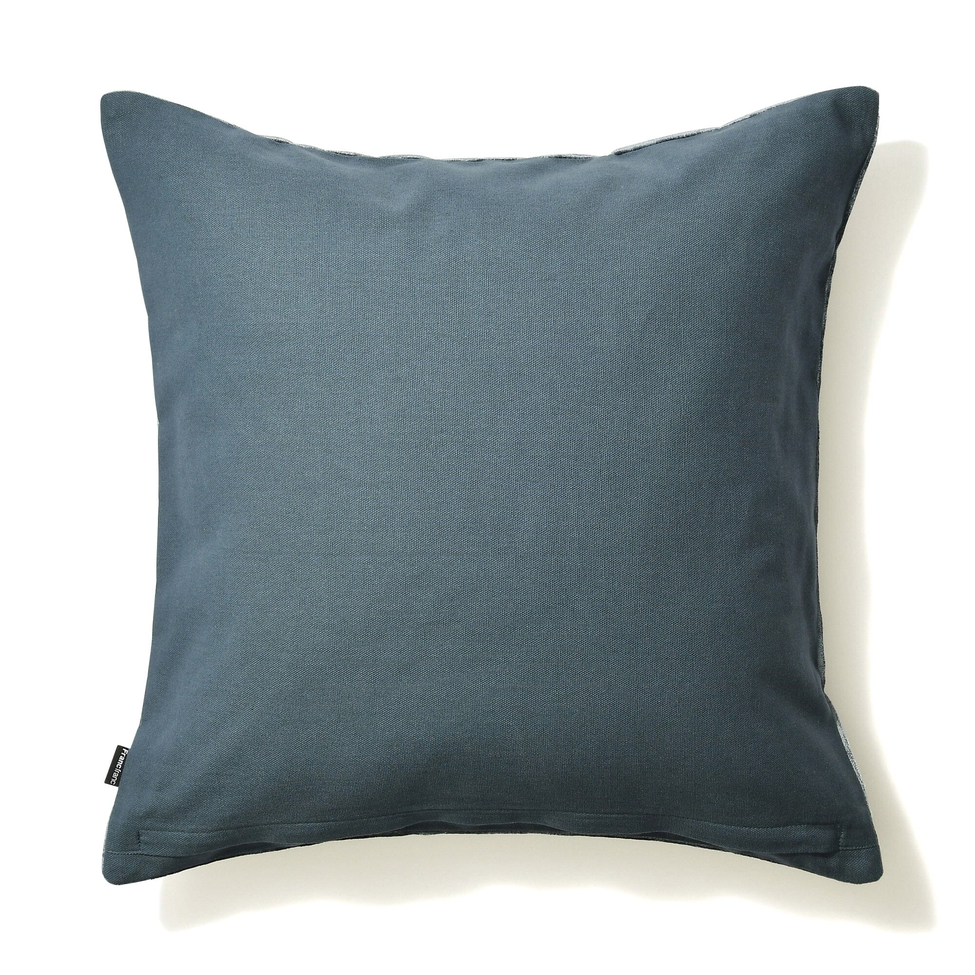 Velvet dot cushion cover 450 x 450 Blue x Silver