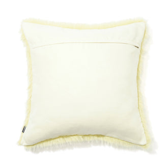 Fur E Cushion Cover 450 X 450 Yellow