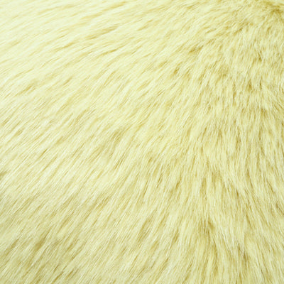 Fur E Cushion Cover 450 X 450 Yellow