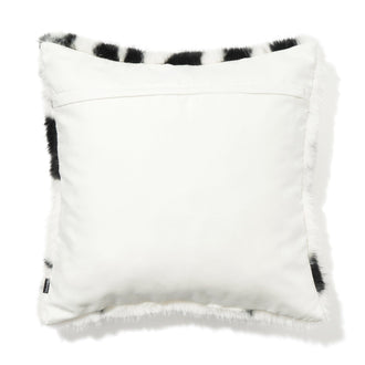 Fur L Cushion Cover 450 X 450 White X Black