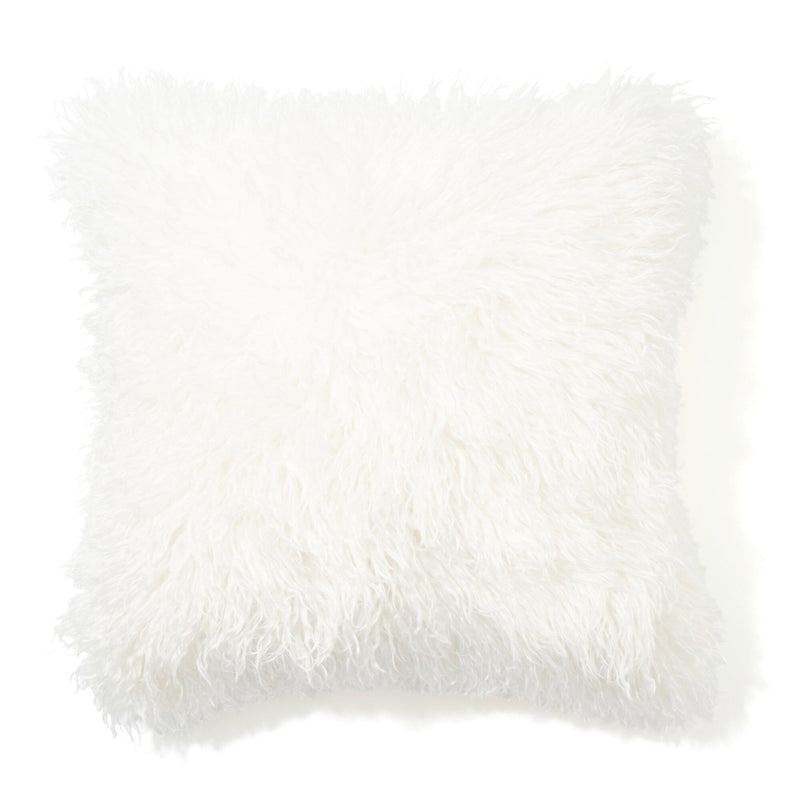 Fur P Cushion Cover 450 X 450 White