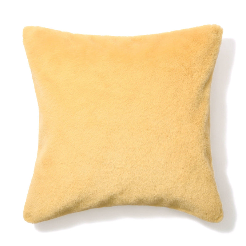 Fur X Cushion Cover 450 X 450 Yellow