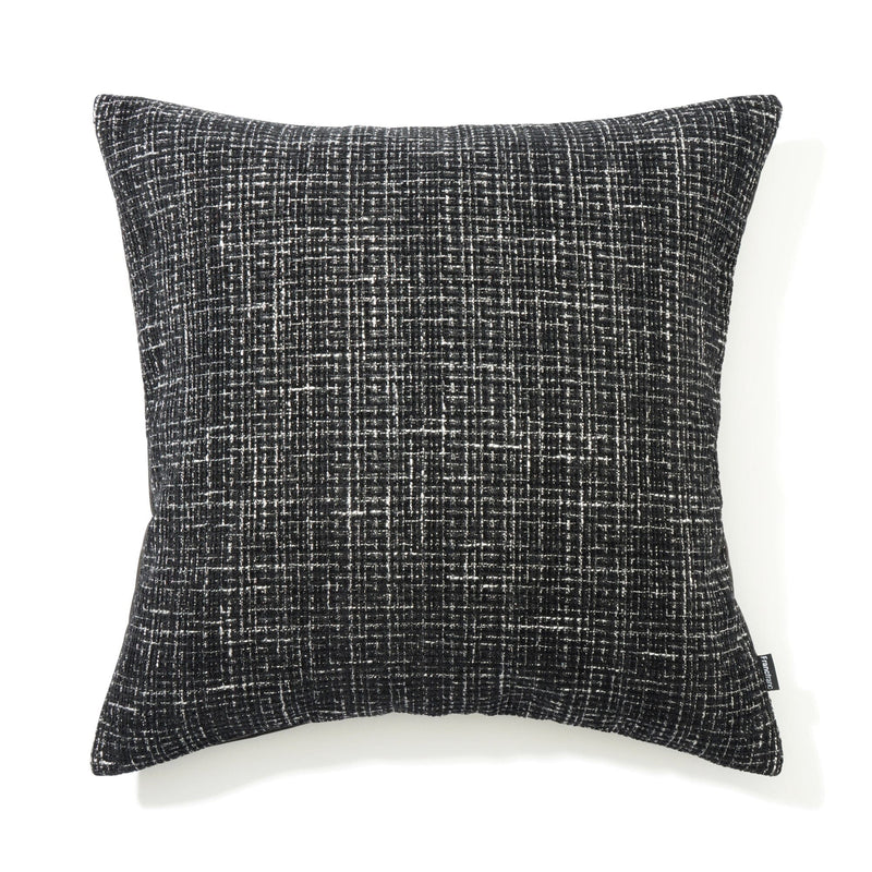 Tweed A Cushion Cover 450 X 450 Black