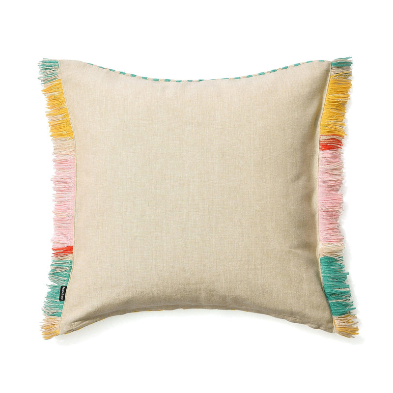 Weave Fringe Cushion Cover 450 x 450 Multi