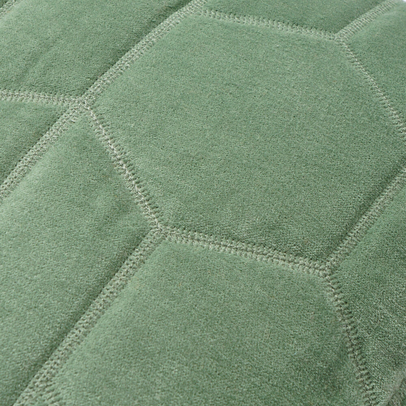 Kikaquilt Cushion Cover 450 x 450 Green