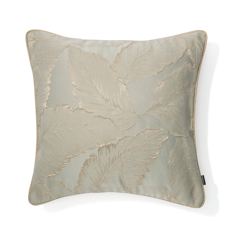 Jq Leaf A Cushion Cover 450 X 450 Green X Gold