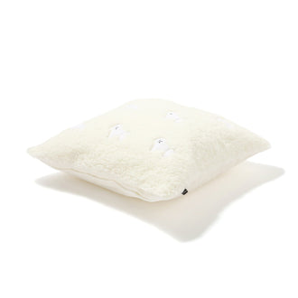 Fur AB Cushion Cover 450 X 450 White