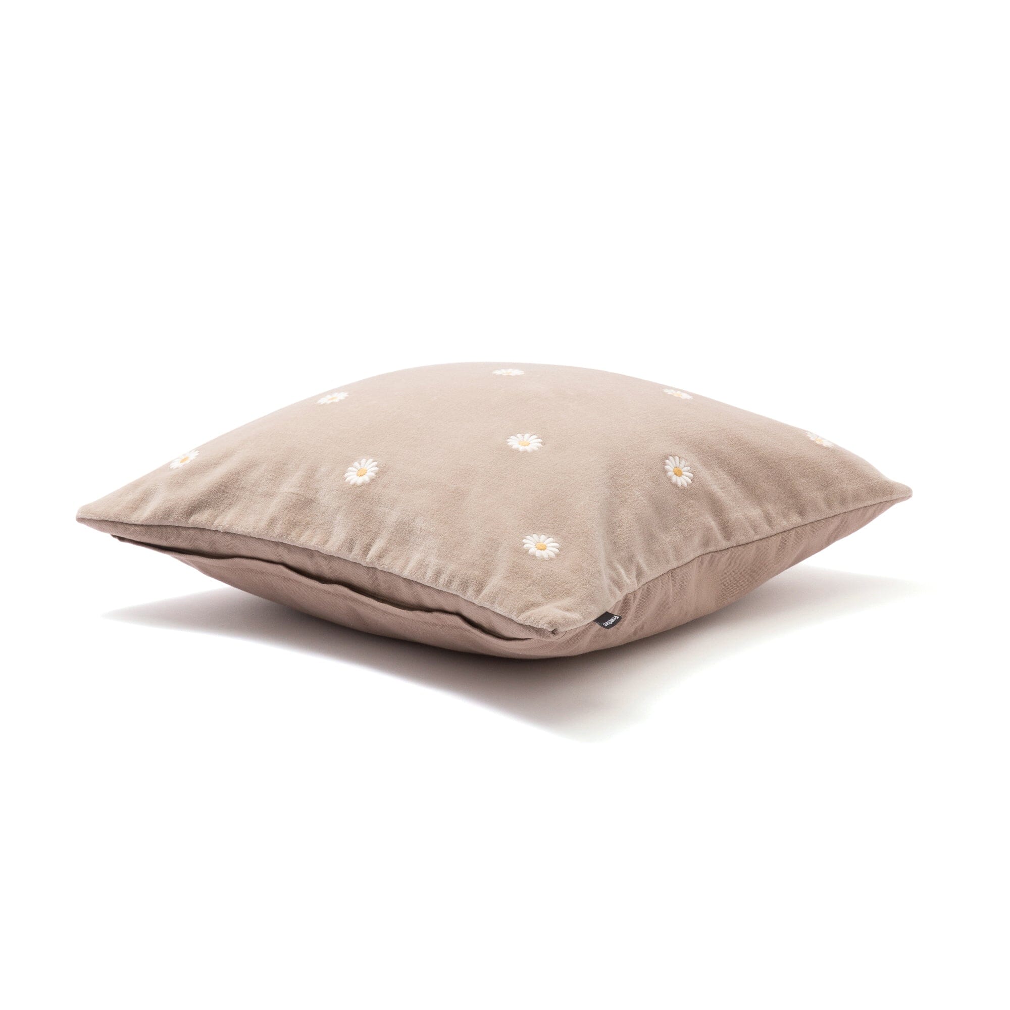 Emb Flower Cushion Cover 450 X 450 Beige