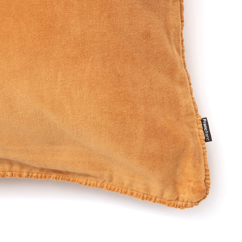 Gather Piping Cushion Cover 450 X 450 Yellow