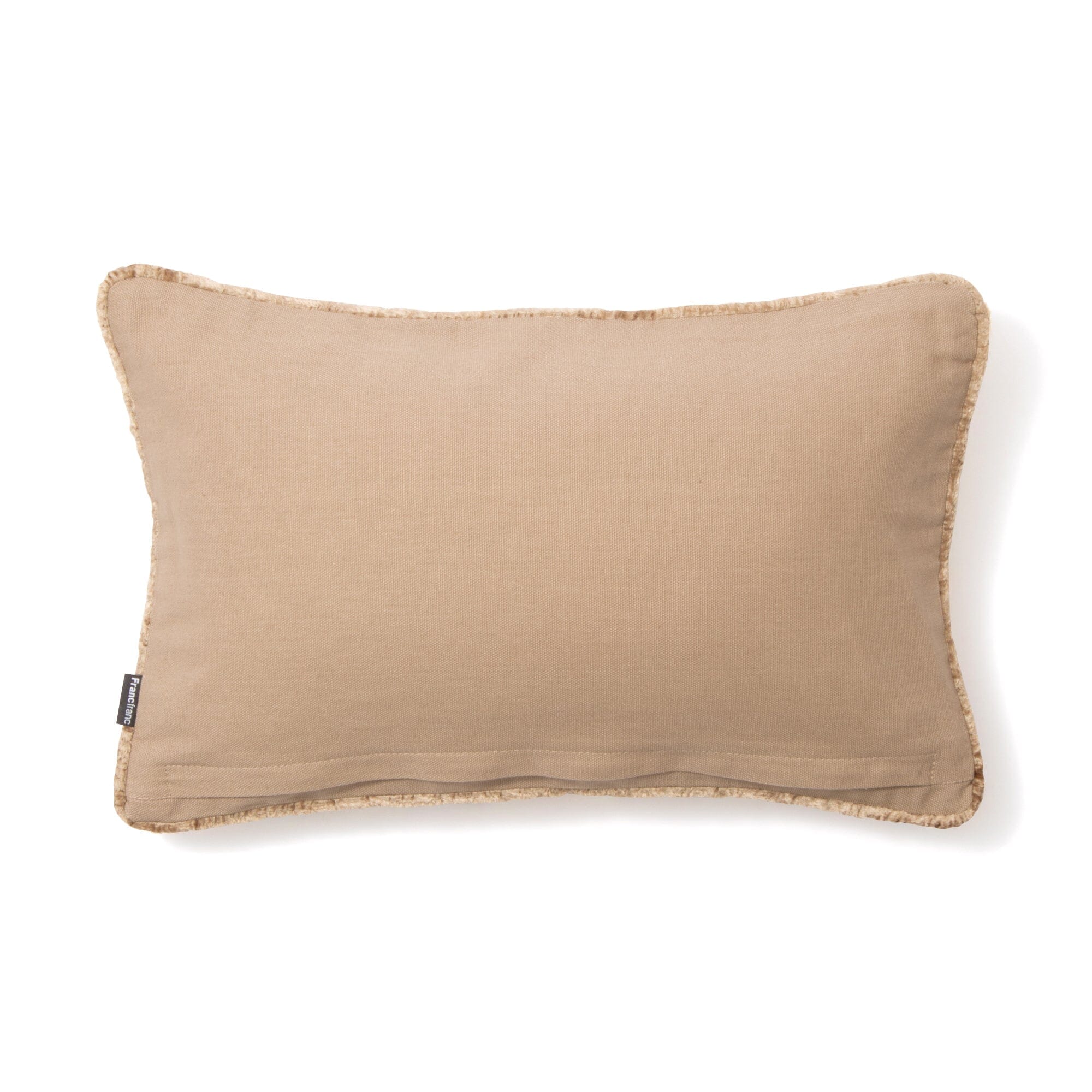 Emb Flower Cushion Cover 250 x  400 Beige