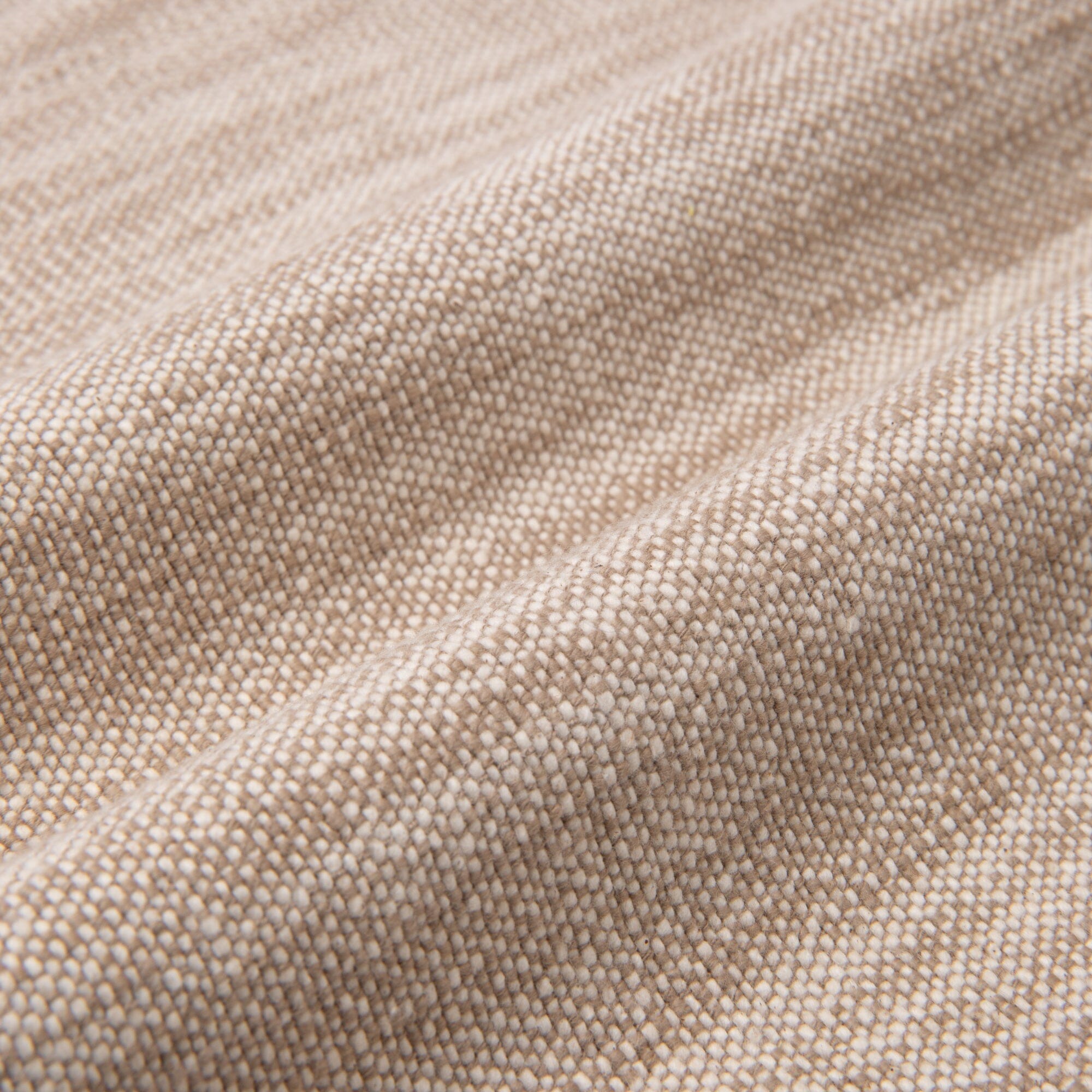 Velvet Flange Cushion Cover 600 X 600 Natural