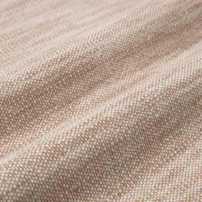 Velvet Flange Cushion Cover 600 X 600 Natural