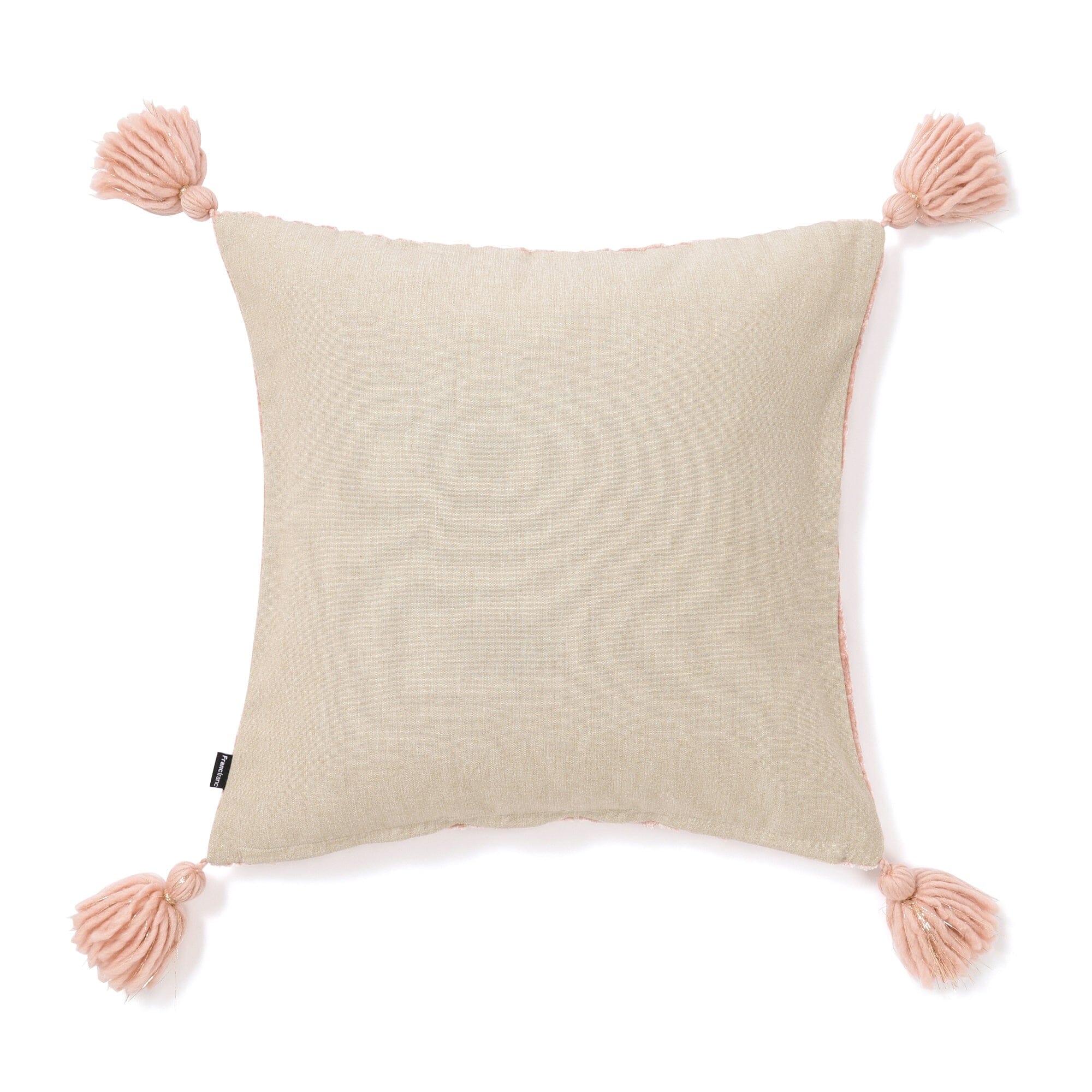 Chnl Stripe Cushion Cover 450 X 450 Pink