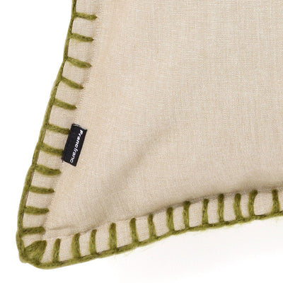 Mohair-like Stitch Cushion Cover 450 x 450 Greige