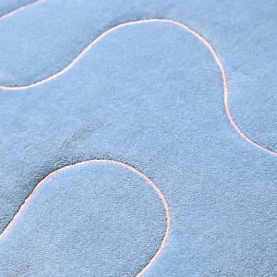 Emb Drawing A Cushion Cover 450 X 450 Blue