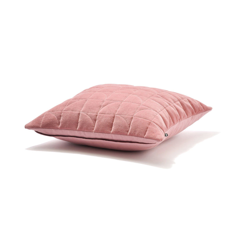 Geometric Quilt Cushion Cover 450 x 450 Pink