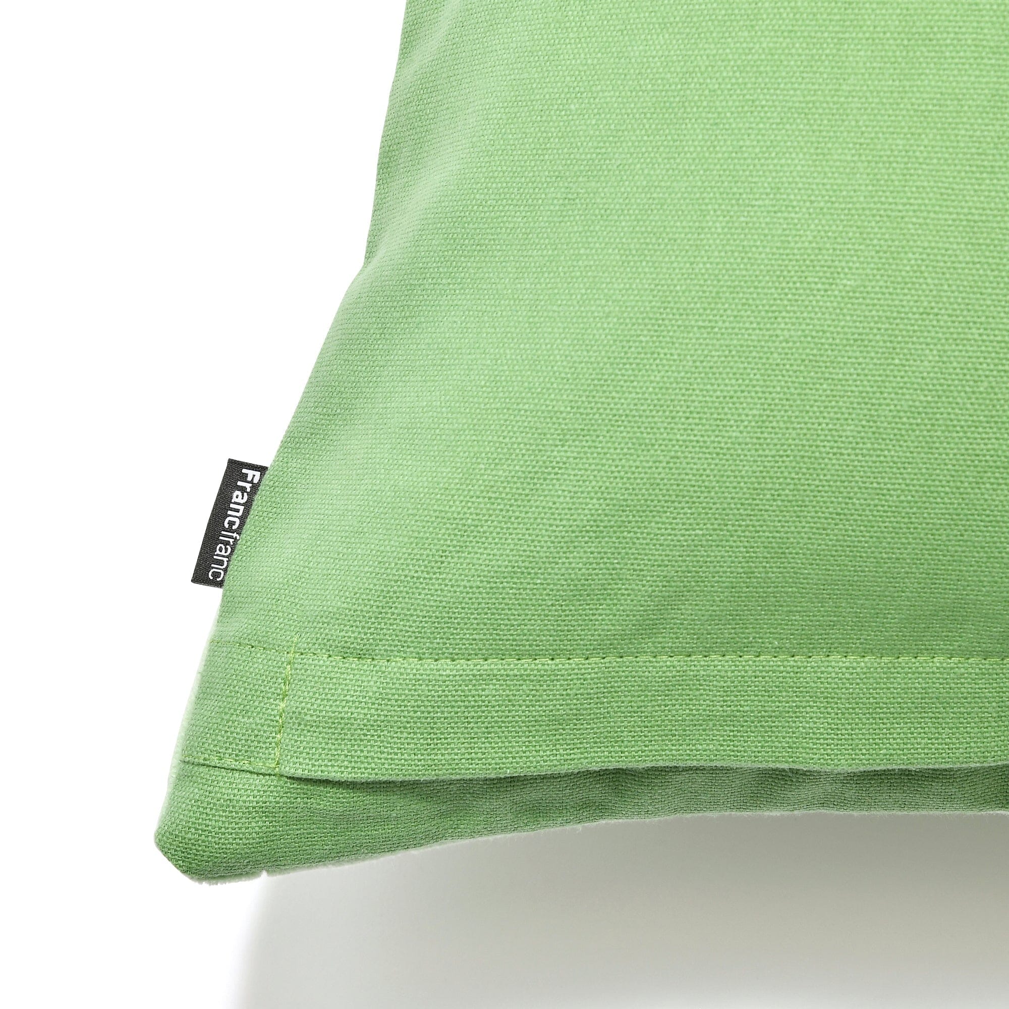 Quilted Stripe Cushion Cover 450 x 450 Green