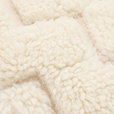 ZigZag Tufted Cushion Cover 450X450 White