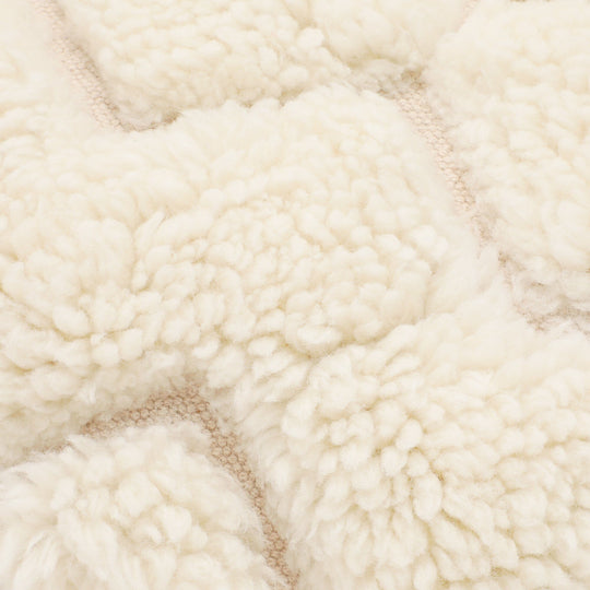 ZigZag Tufted Cushion Cover 450X450 White