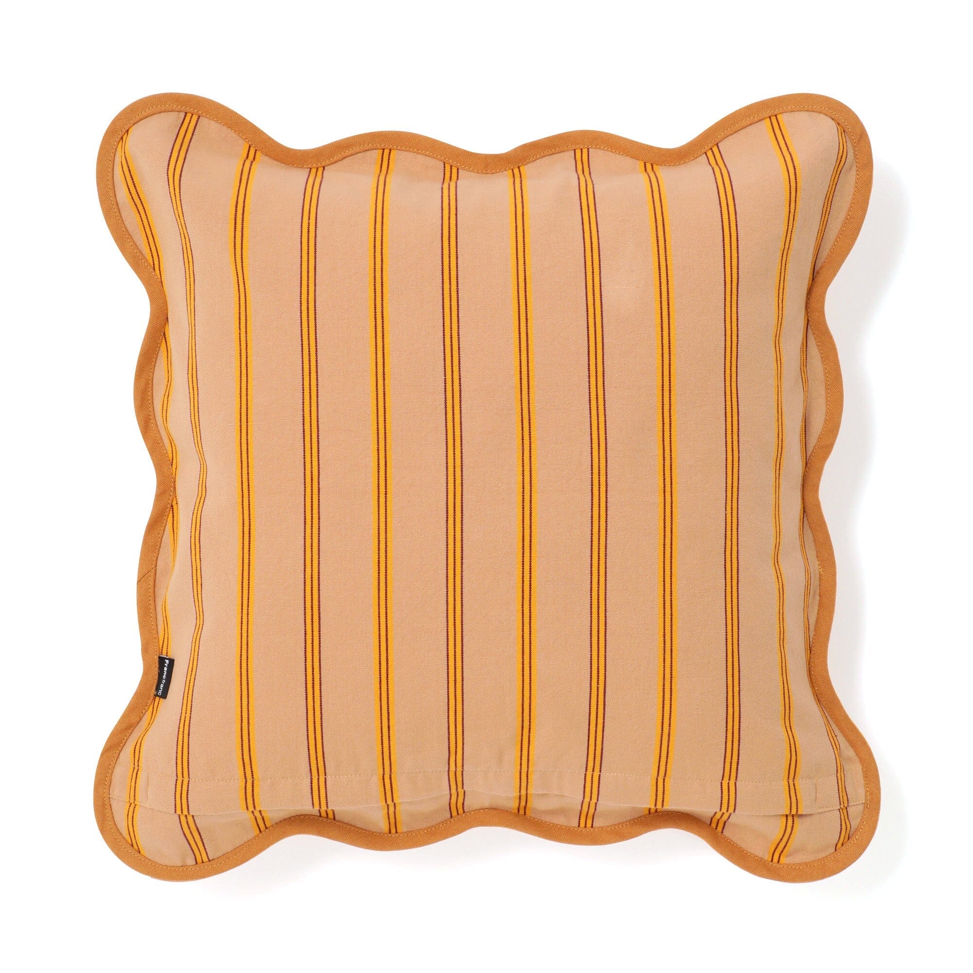 Stripe Wave Cushion Cover 450 x 450 Beige