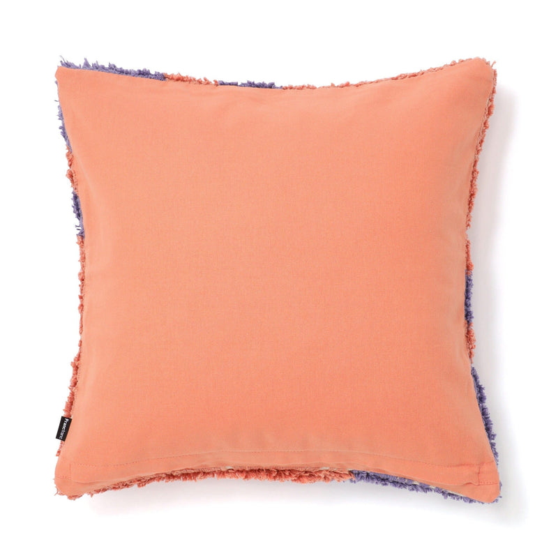 Tuft Drawing Cushion Cover 450 X 450 Orange