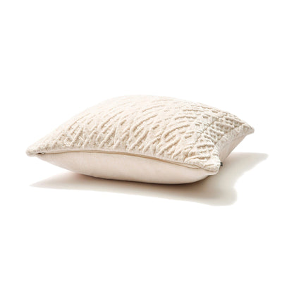 Knit Chenille Cushion Cover 450X450 Ivory