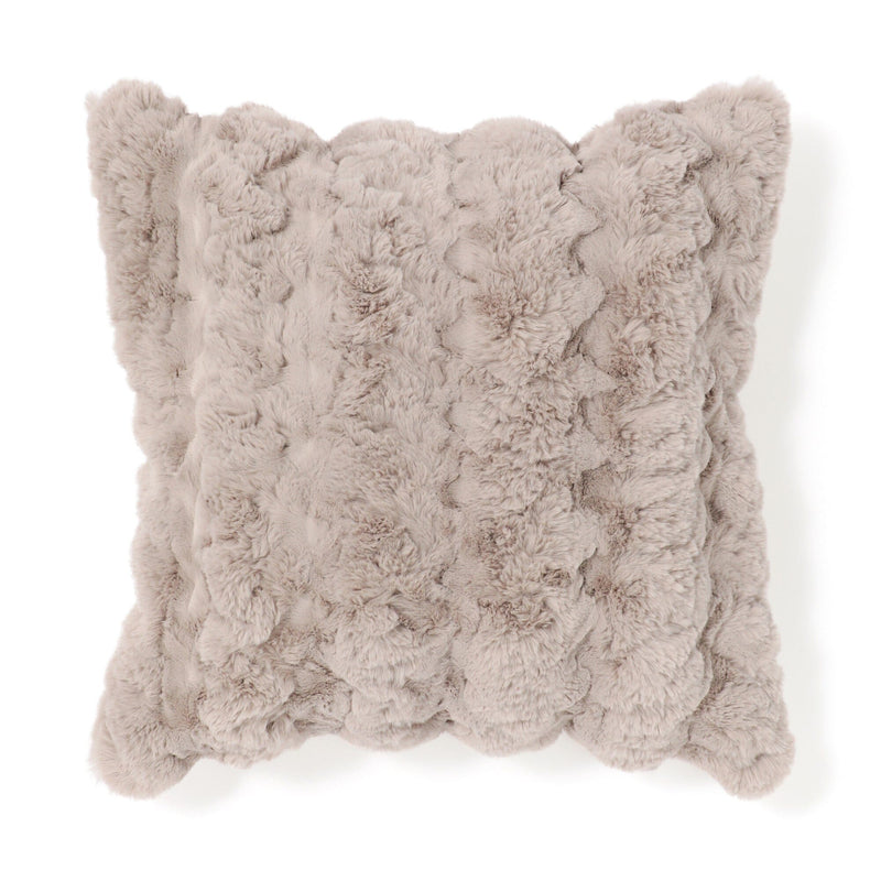 Fur C Cushion Cover 450X450 Grey