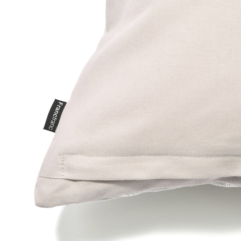 Mtlc Print Cushion Cover 450 X 450 Light Gray