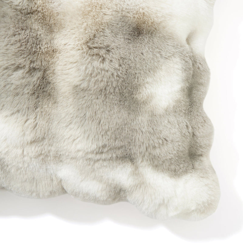 Fur Cushion Cover 450 X 450 Gray