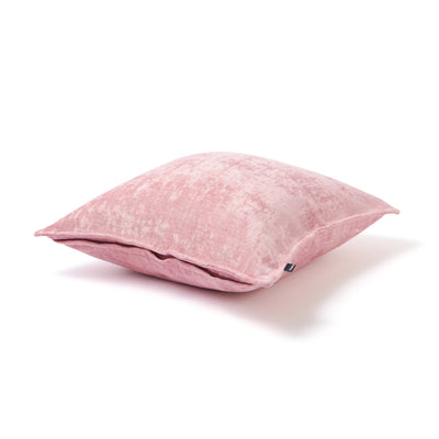 Flange Velvet Cushion Cover 450 X 450 Light Pink