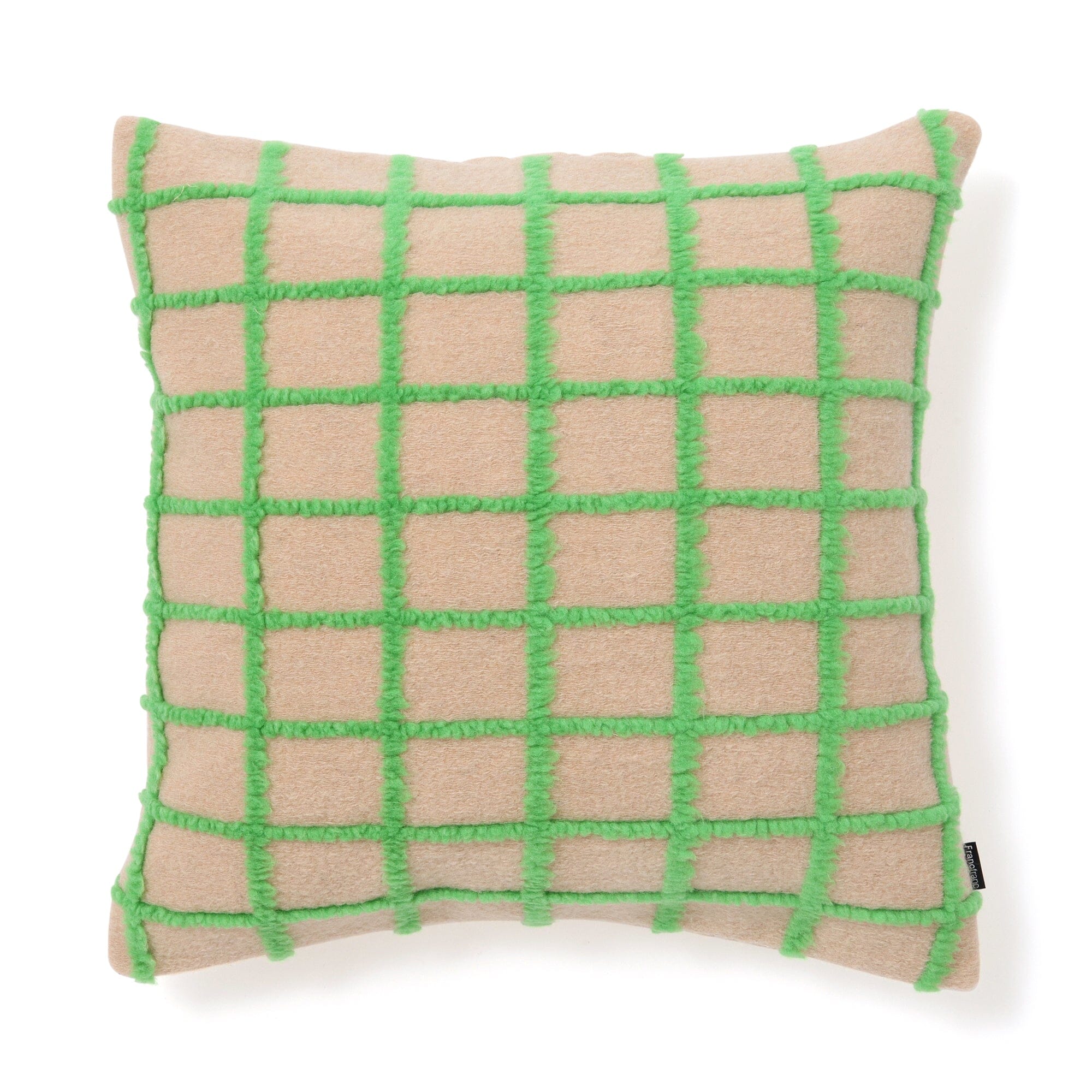 Boa Windowpane Cushion Cover 450 x 450 Beige