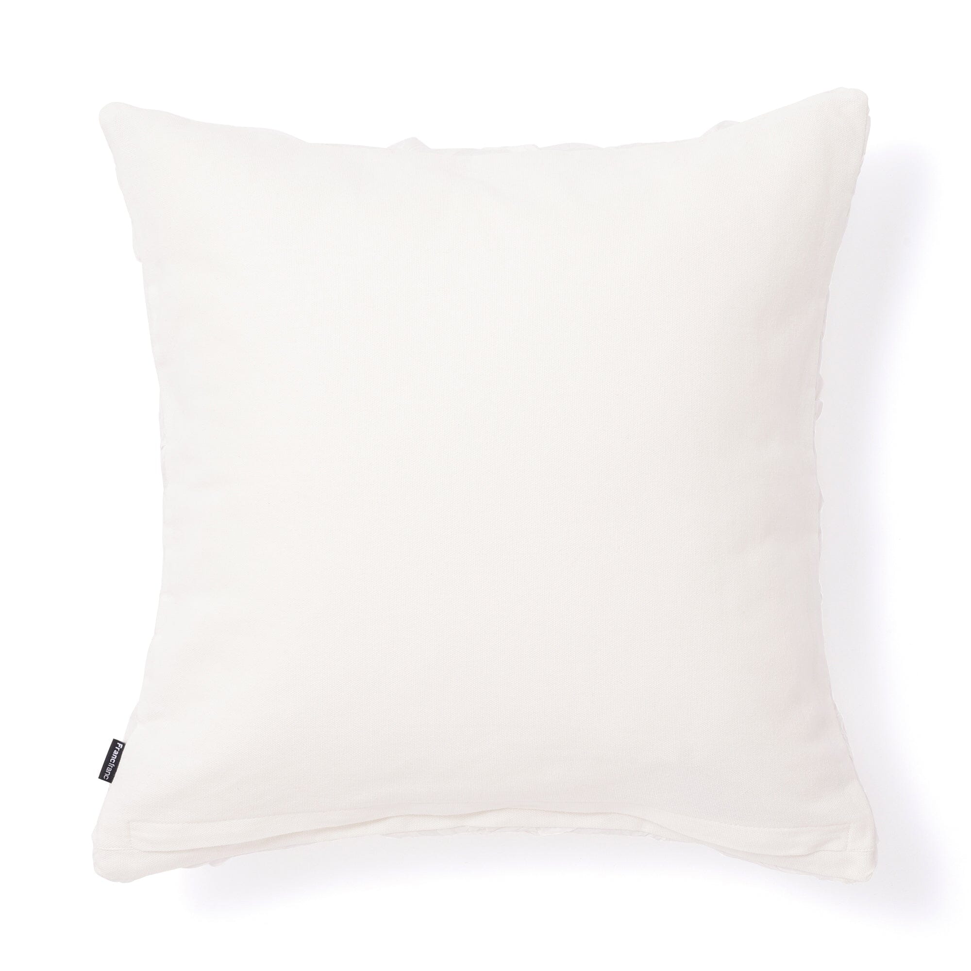Smocking Flower Cushion Cover 450X450 White