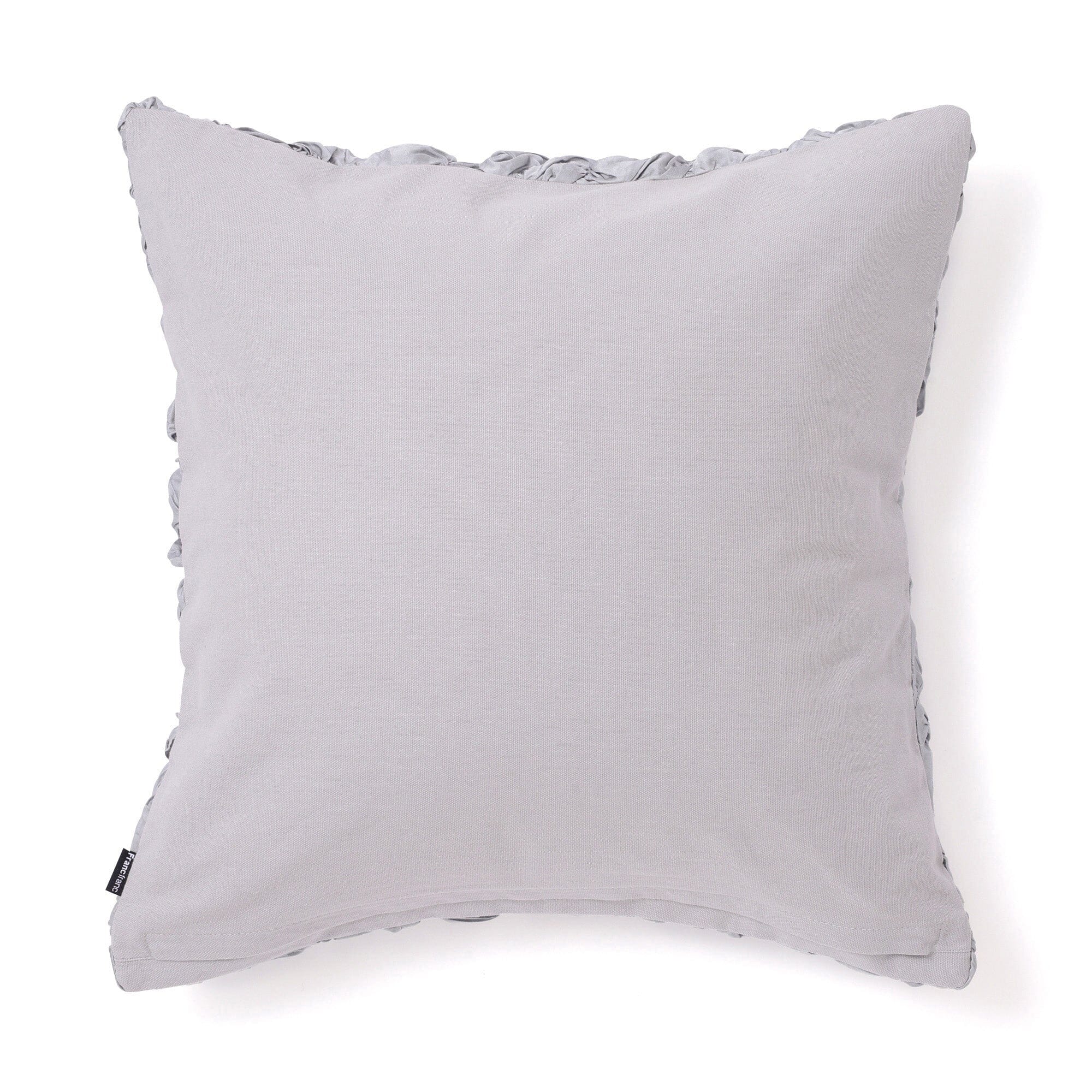 Shiny Smocking Cushion Cover 450X450 Gray