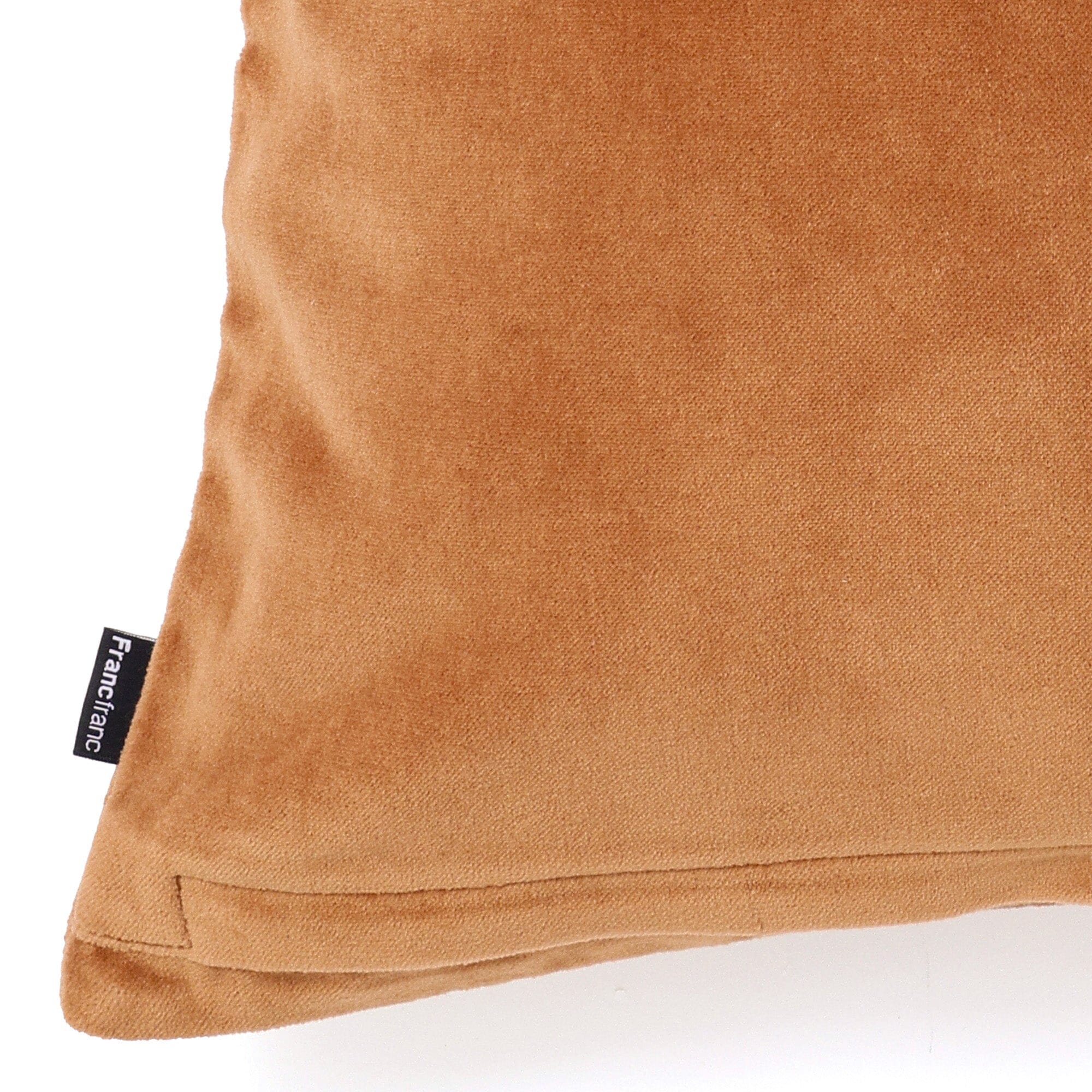 Velvet Stripe Cushion Cover 450X450 Brown X Beige