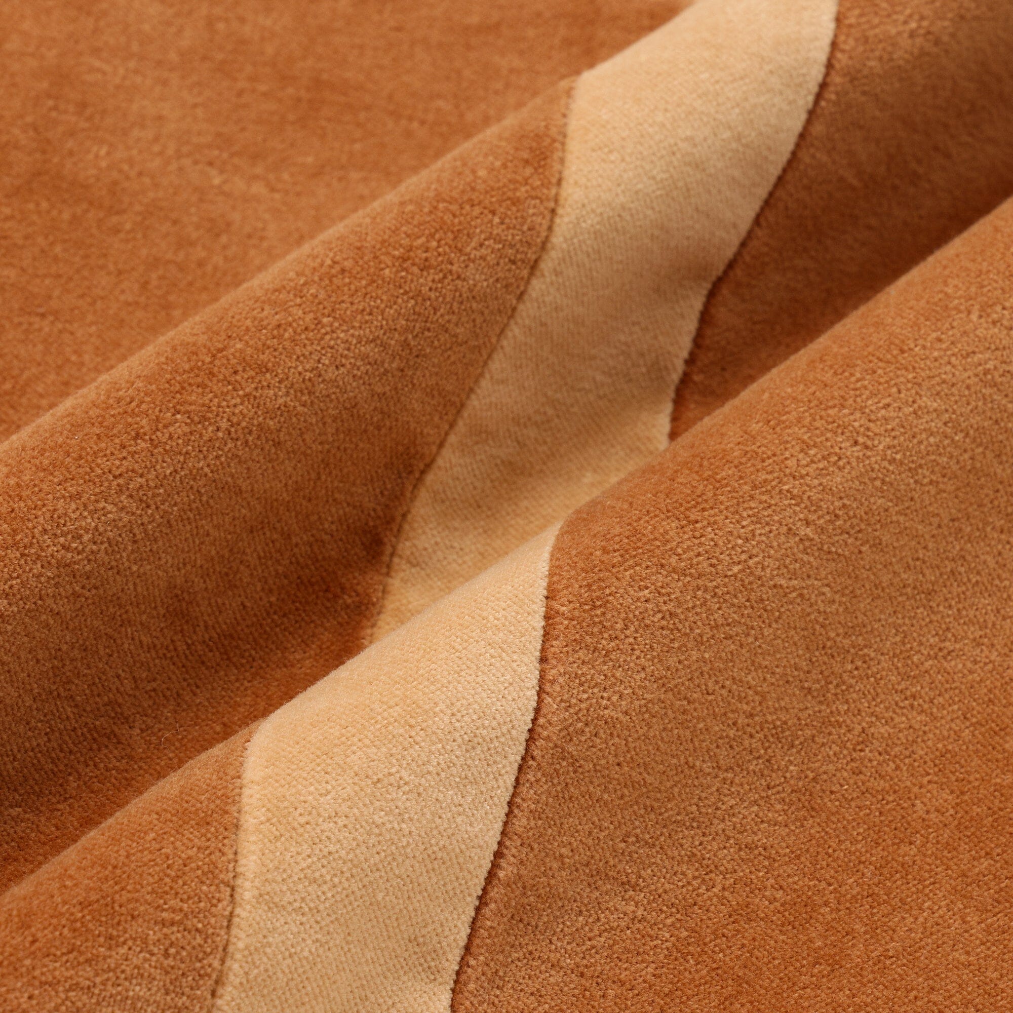 Velvet Stripe Cushion Cover 450X450 Brown X Beige