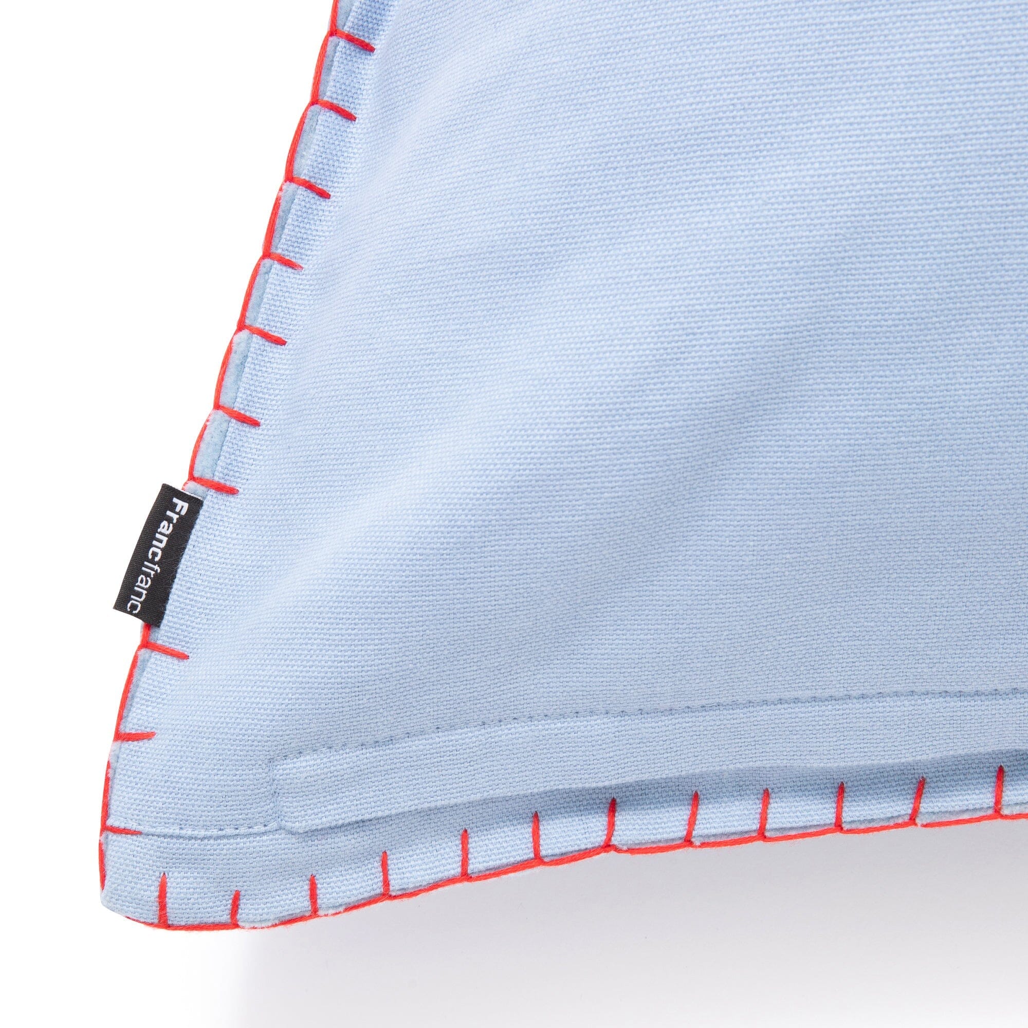 Emb Flower Cushion Cover 450X450 Blue