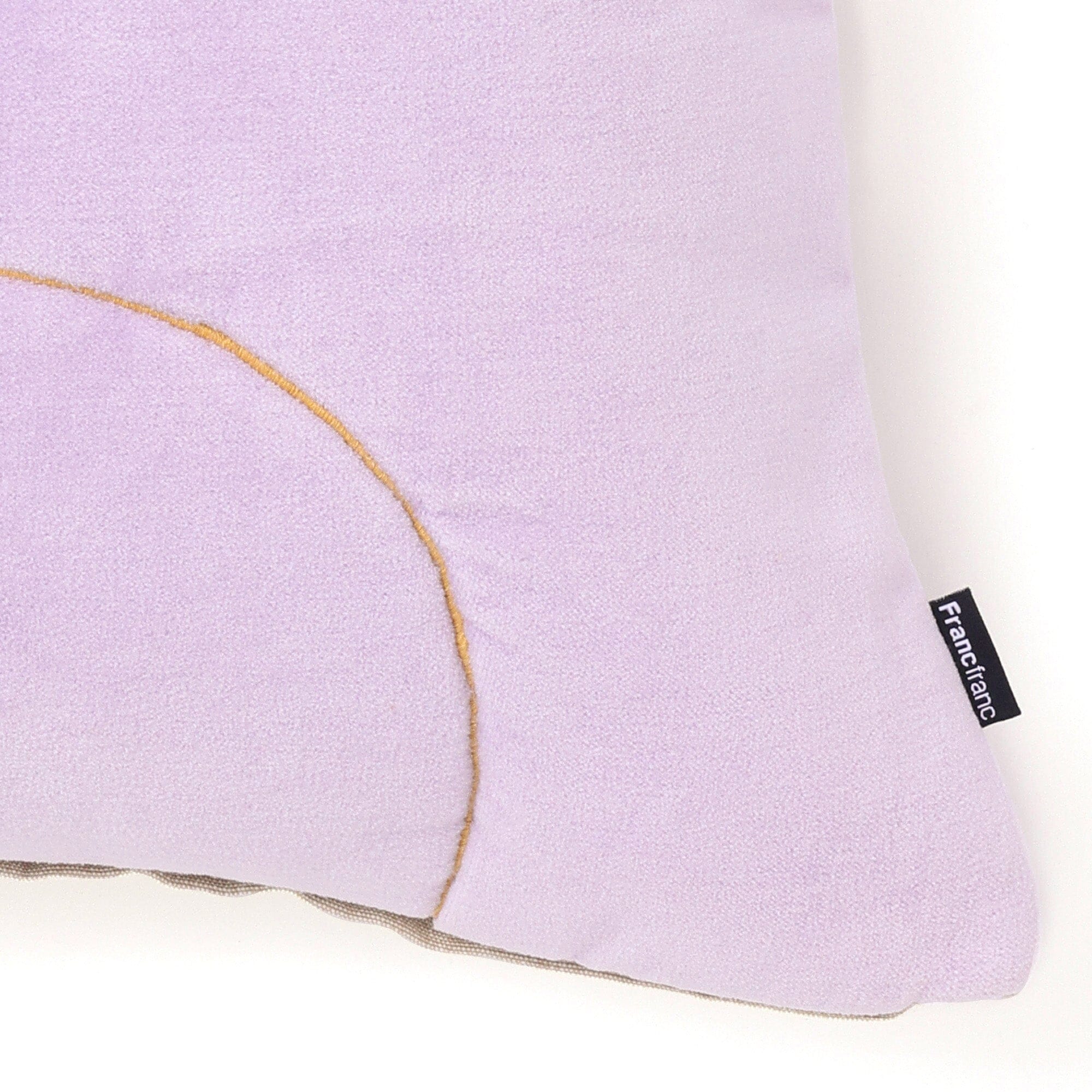 Emb Drawing Cushion Cover 450X450 Purple