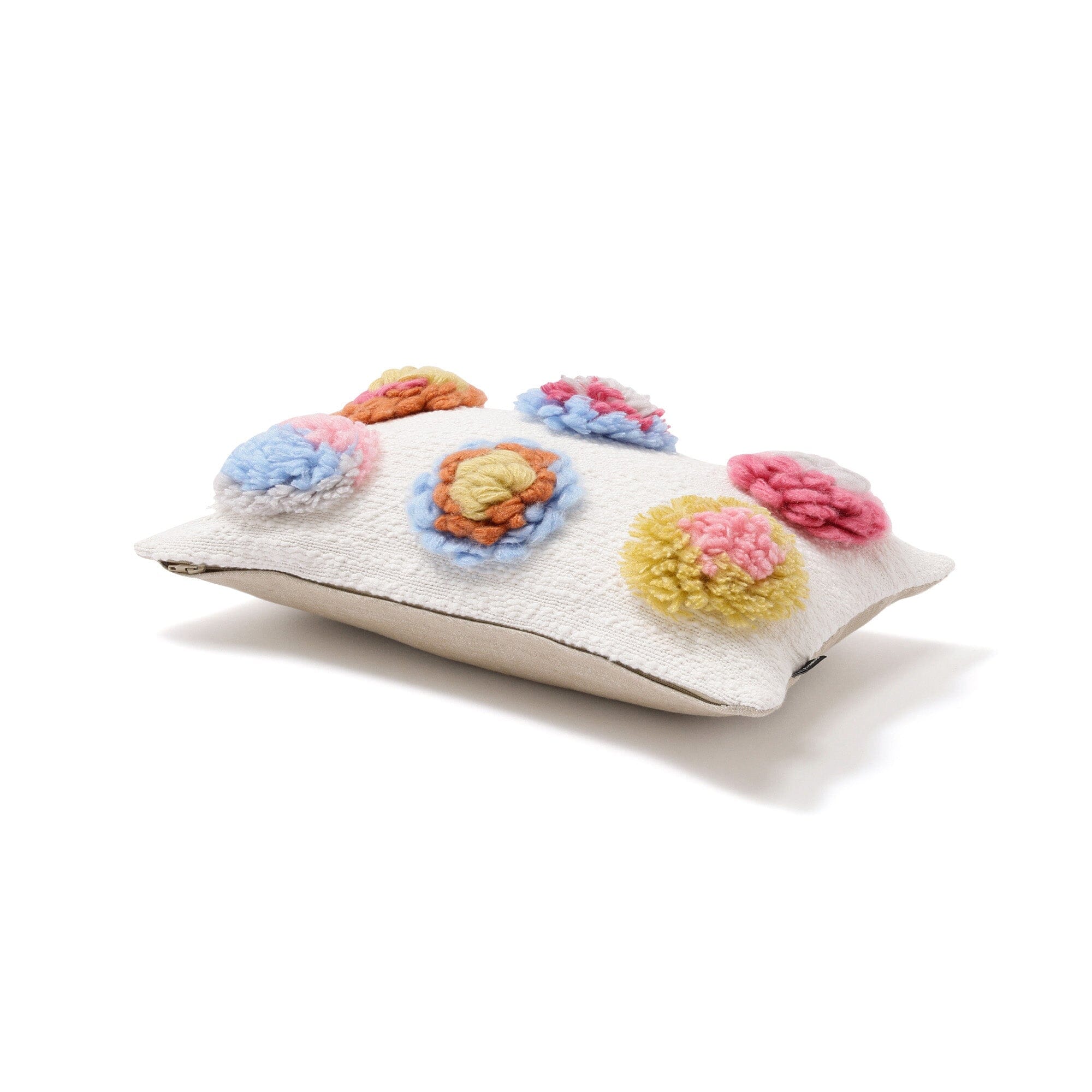 Colorful Pom Pom Cushion Cover 400 X 250 Multi