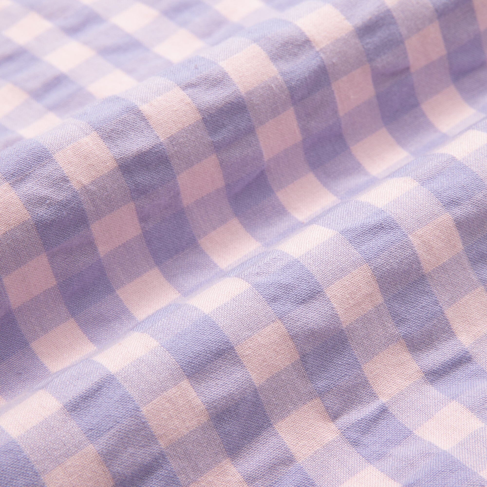 Frill Check Cushion Cover 450X450 Pink X Purple